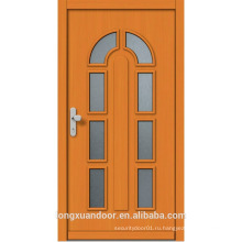 Стеклянная дверь из дерева, выполненная по индивидуальному заказу, современная деревянная дверь со стеклом